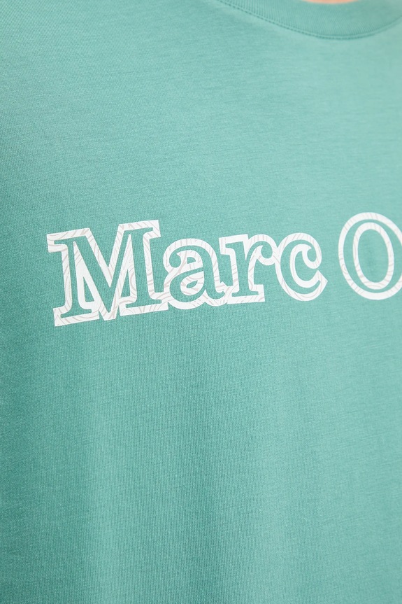 Marc O'Polo t-shirt bawełniany 526201251154 zielony