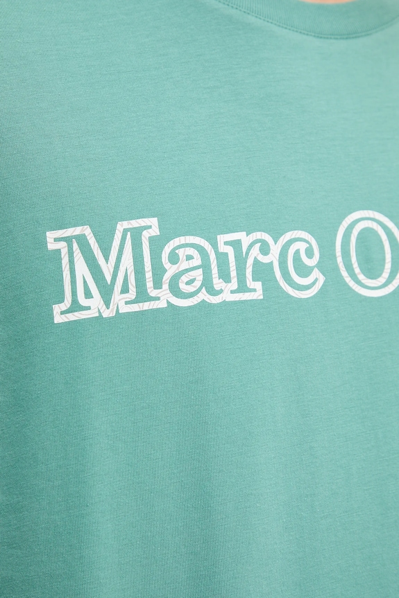 Marc O'Polo t-shirt bawełniany 526201251154 zielony