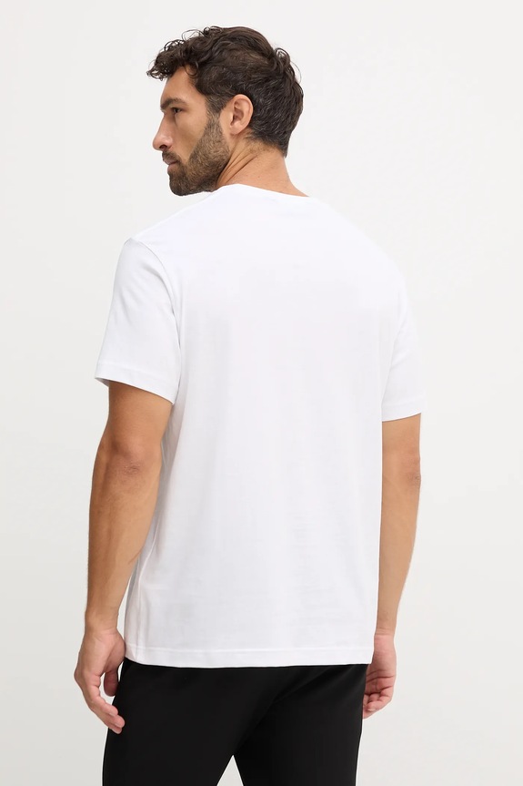 Îmbrăcăminte Just Cavalli tricou din bumbac 79OAHT11.CJ500 alb