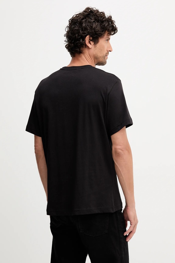 Odzież Just Cavalli t-shirt bawełniany 79OAHT11.CJ500 czarny