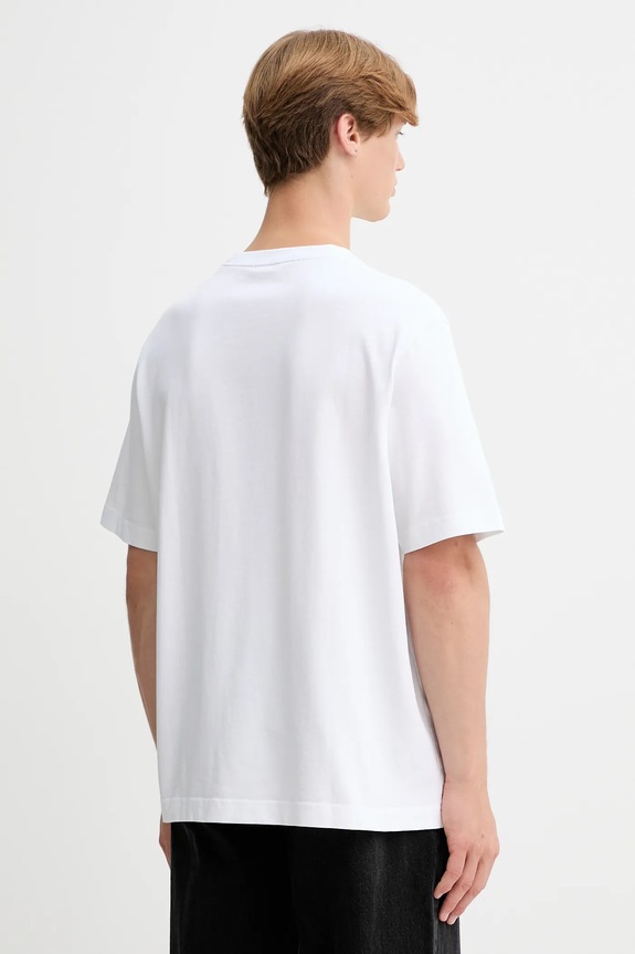Oblečenie Bavlnené tričko Abercrombie & Fitch KI123.5091.100 biela
