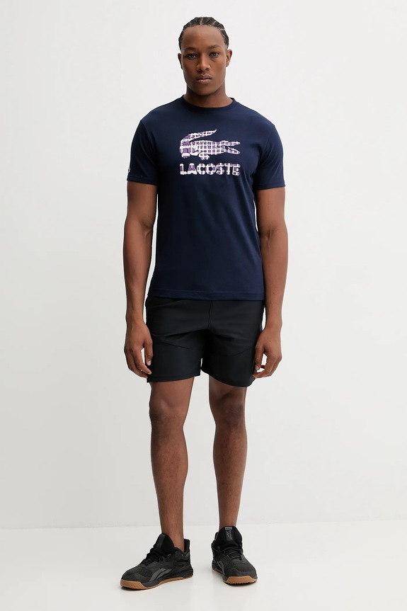 Lacoste t-shirt TH4769 granatowy AW25
