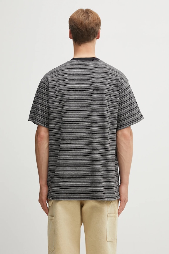 Oblečení Bavlněné tričko Carhartt WIP S/S Gellar Pocket I035141.30HXX šedá