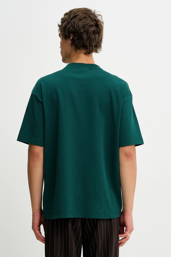 Odjeća Drôle de Monsieur majica muška pamučna Le T-shirt "The Best Club" I.TS273.CO002 zelena
