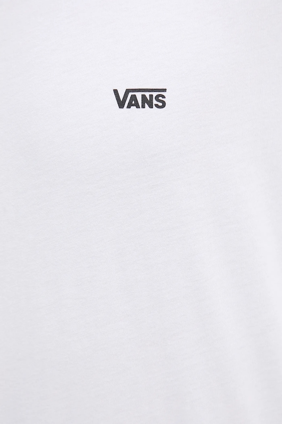 Vans t-shirt bawełniany VN000R9XWHT1 biały