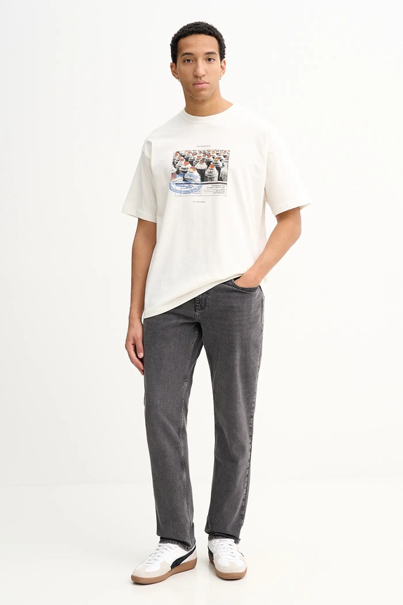 Vans tricou din bumbac VN000PCXFS81 bej AW25