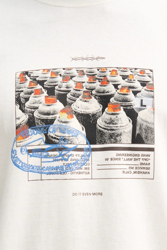 Vans tricou din bumbac VN000PCXFS81 bej