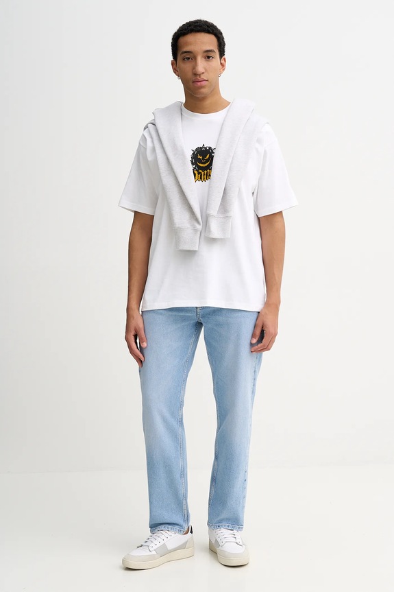Bavlnené tričko Vans VN000PE7WHT1 béžová AW25