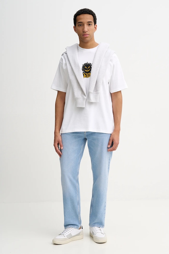 Bavlnené tričko Vans VN000PE7WHT1 béžová AW25