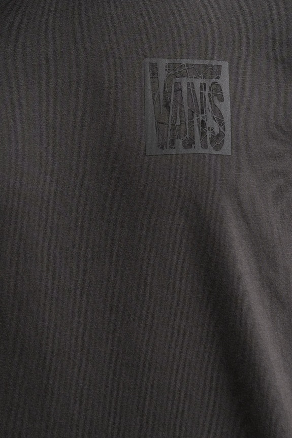 Bavlnené tričko Vans VN000PJSBLK1 sivá