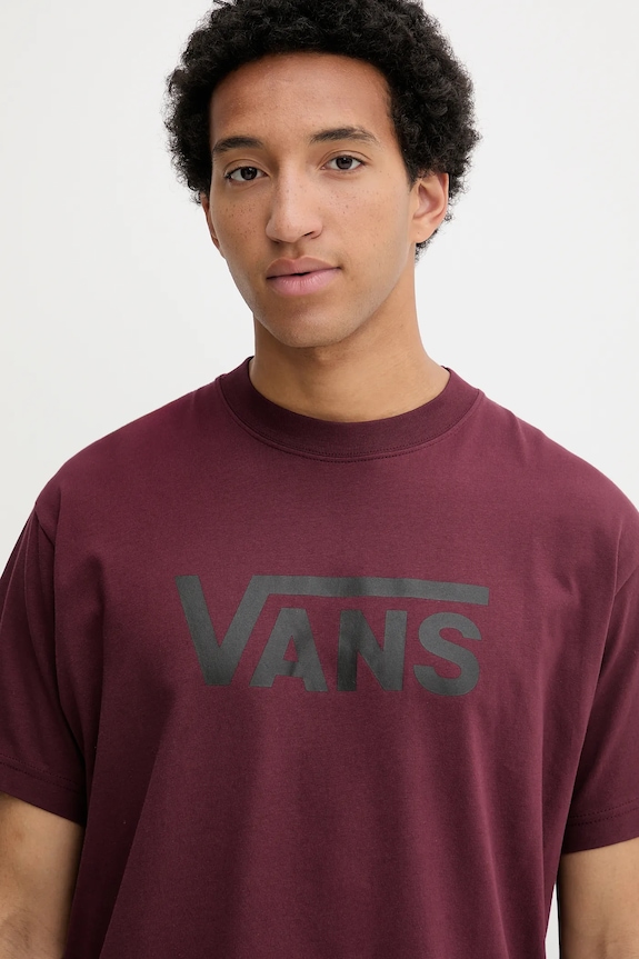 Vans pamut póló burgundia VN000RA14QU1