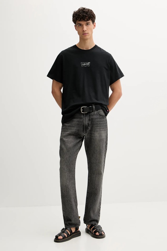 Levi's t-shirt bawełniany A2082.0280 czarny AW25