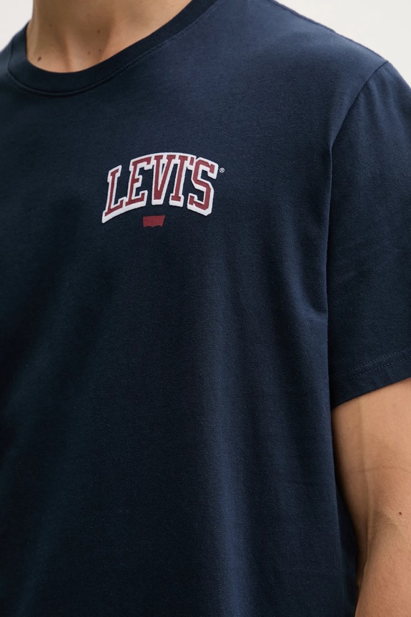 Levi's t-shirt bawełniany A2082.0282 granatowy