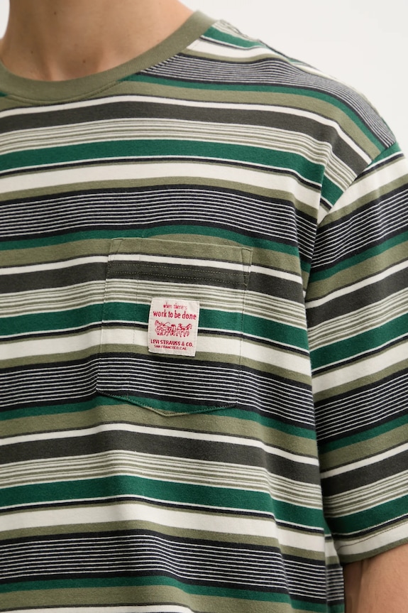 Levi's t-shirt bawełniany A5850.0018 zielony