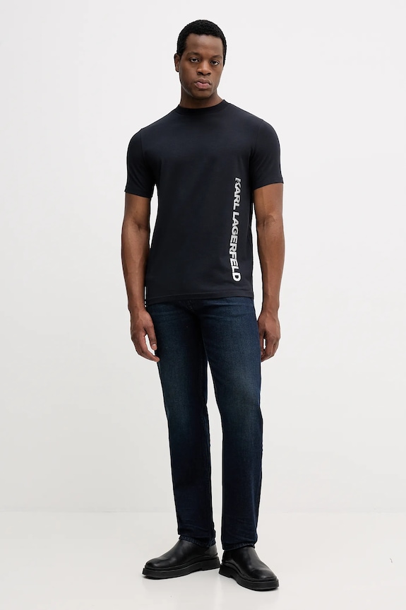 Karl Lagerfeld tricou 554235.755401 bleumarin AW25