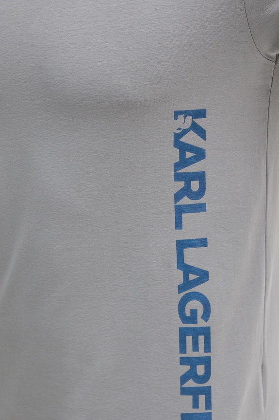 Tričko Karl Lagerfeld 554235.755401 sivá