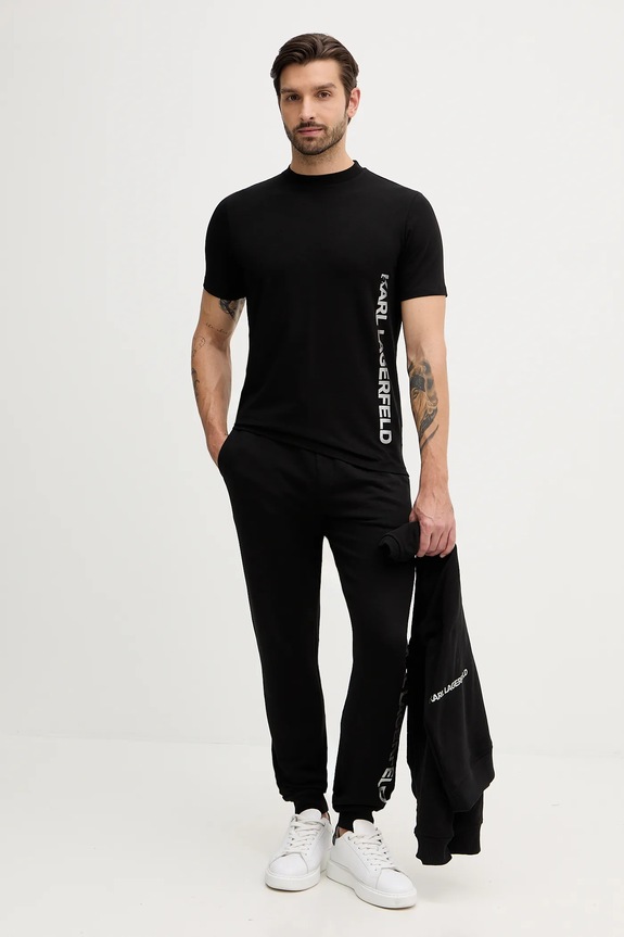 Tričko Karl Lagerfeld 554235.755401 čierna AW25