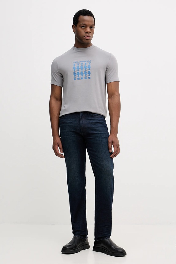 Majica kratkih rukava Karl Lagerfeld 554235.755402 siva AW25