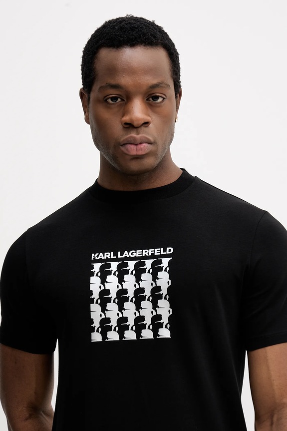 Majica kratkih rukava Karl Lagerfeld crna 554235.755402