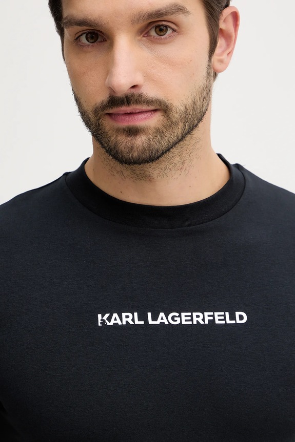Tričko Karl Lagerfeld tmavomodrá 554235.755403