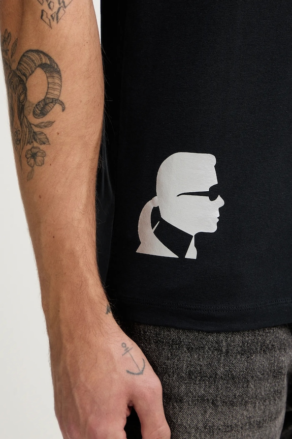 Tričko Karl Lagerfeld 554235.755403 tmavomodrá