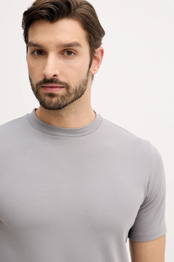 Majica kratkih rukava Karl Lagerfeld siva 554235.755404