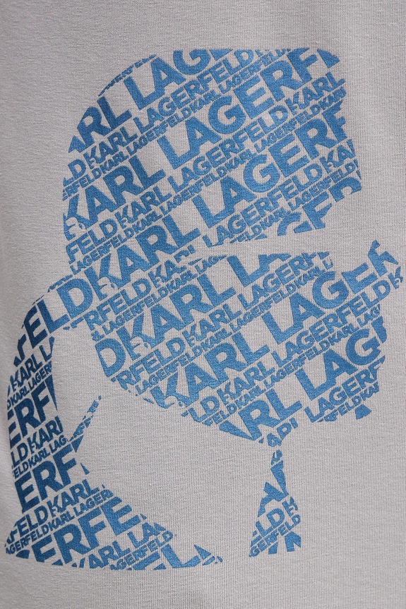 Majica kratkih rukava Karl Lagerfeld 554235.755404 siva