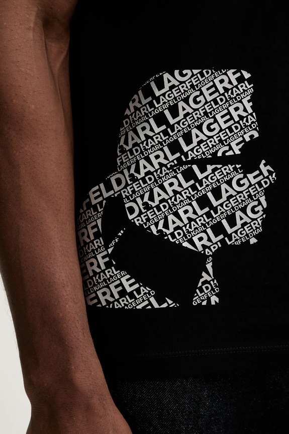 Μπλουζάκι Karl Lagerfeld 554235.755404 μαύρο