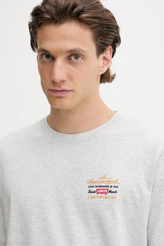 Levi's pamut póló szürke 16143.2094