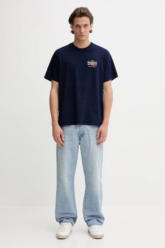 Levi's pamut póló 16143.2256 sötétkék AW25