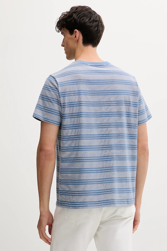 Odzież Levi's t-shirt bawełniany 56605.0291 niebieski