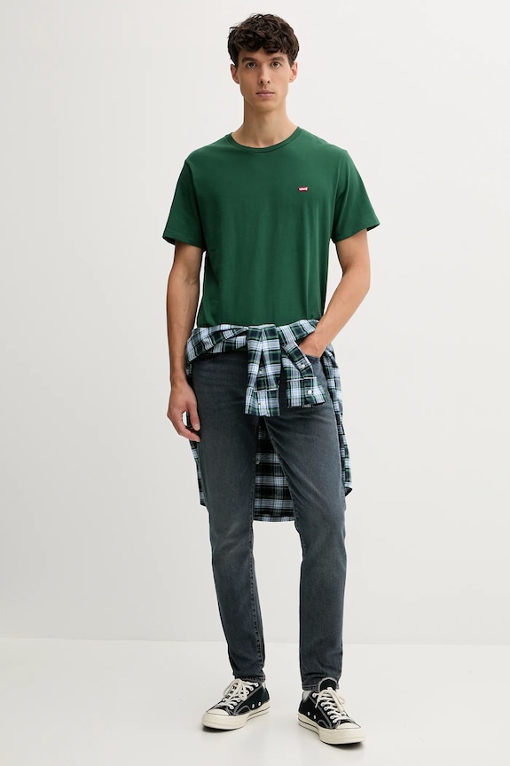 Levi's t-shirt bawełniany 56605.0292 zielony AA00