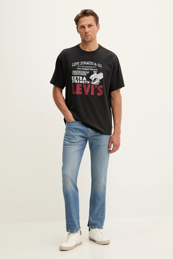 Pamučna majica Levi's 87373.0224 crna AW25