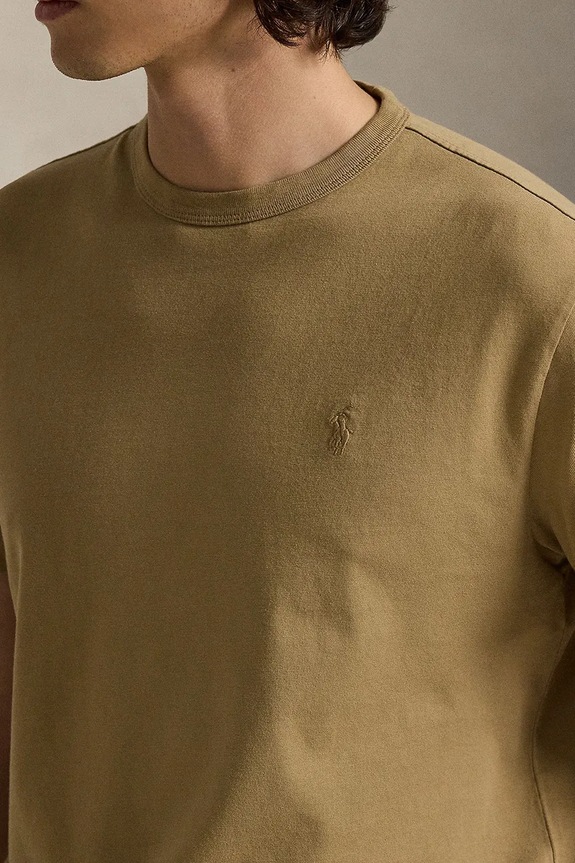 Polo Ralph Lauren pamut póló sárga 710P07548