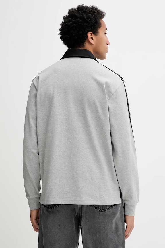 Îmbrăcăminte adidas Originals longsleeve din bumbac Rugby Polo JY1399 gri