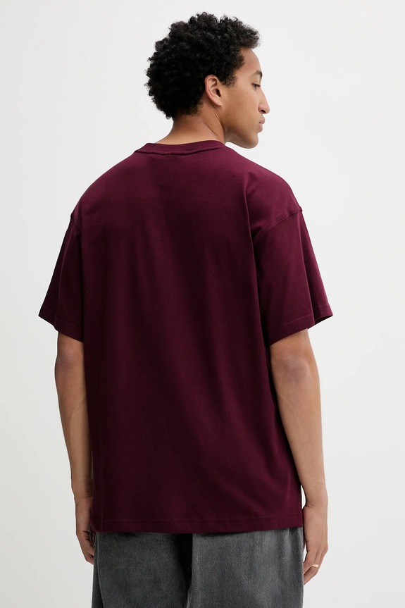 Odzież adidas Originals t-shirt bawełniany Essentials KT0779 bordowy