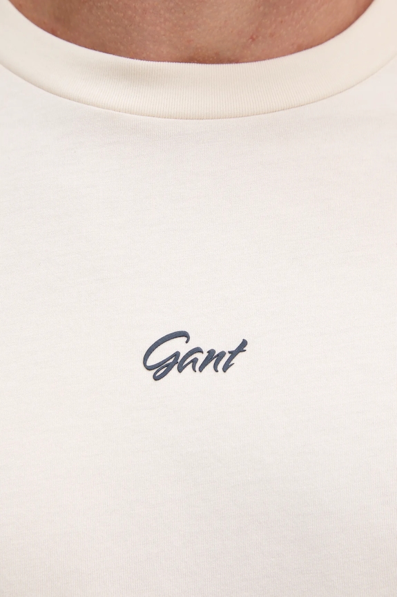 Gant t-shirt bawełniany 2003343 beżowy