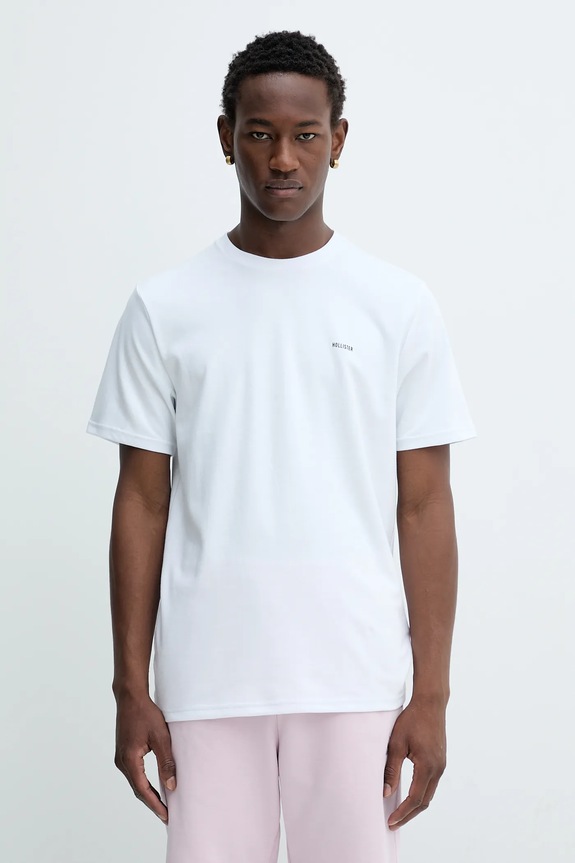 Hollister Co. t-shirt regular biały KI323.5499.100