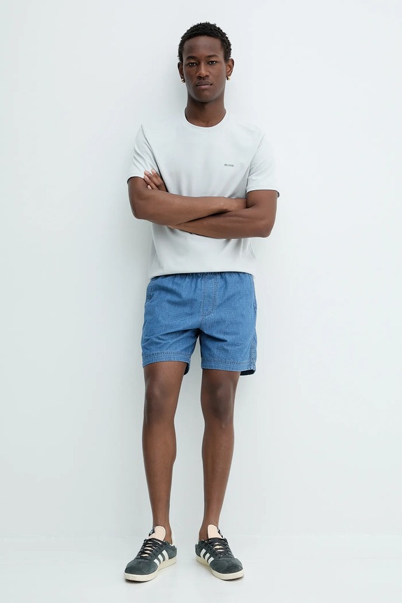 Hollister Co. t-shirt KI323.5499.130 grigio AW25