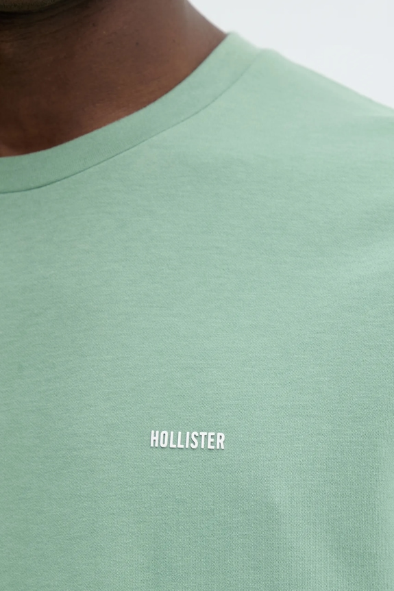 Hollister Co. tricou verde KI323.5499.300