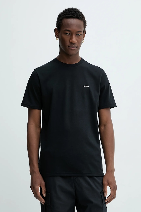 Hollister Co. t-shirt regular czarny KI323.5499.900