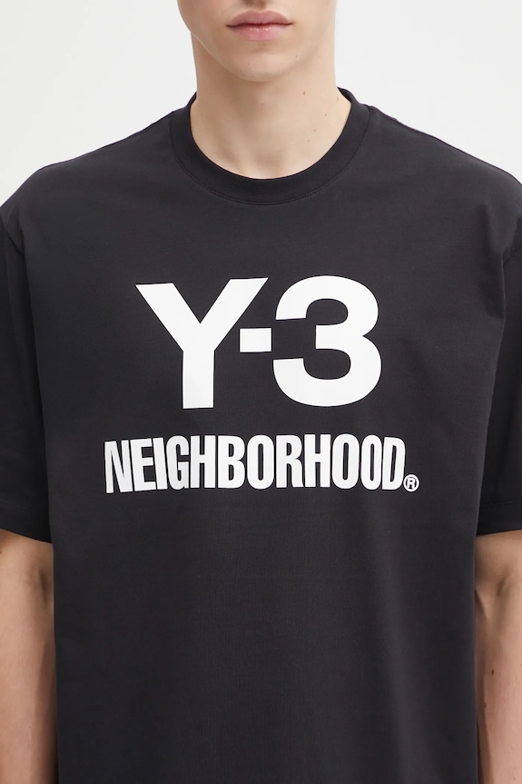 Y-3 cotton t-shirt x Neighborhood Logo black JW6999