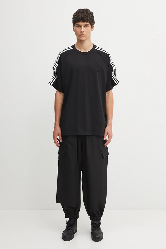 Y-3 wool t-shirt 3-Stripes JW7352