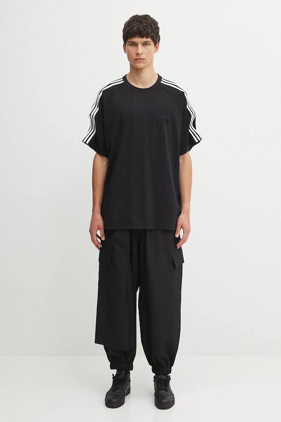 Y-3 wool t-shirt 3-Stripes JW7352