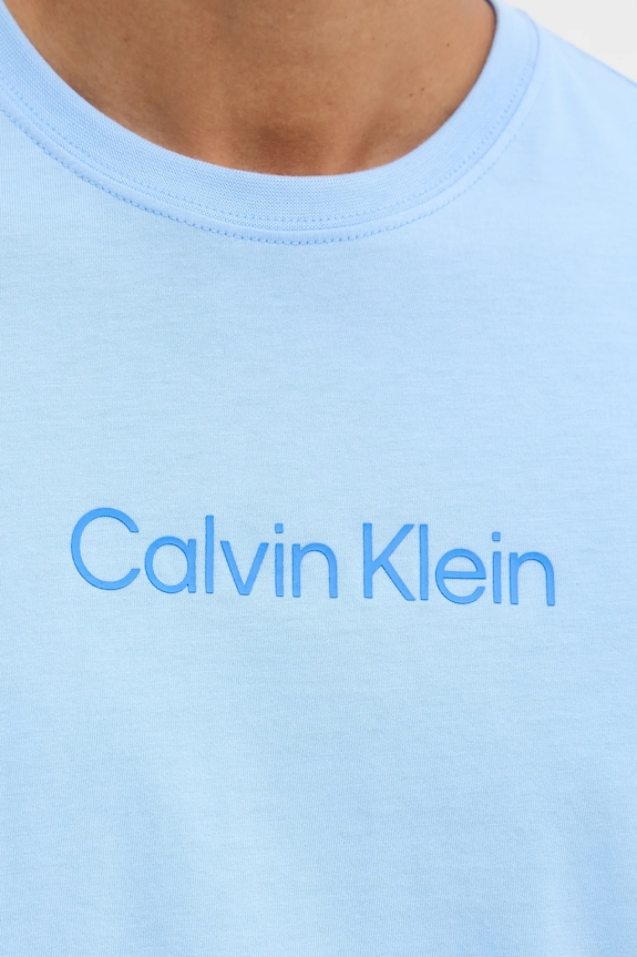 Bavlnené tričko Calvin Klein LV04LD230G modrá