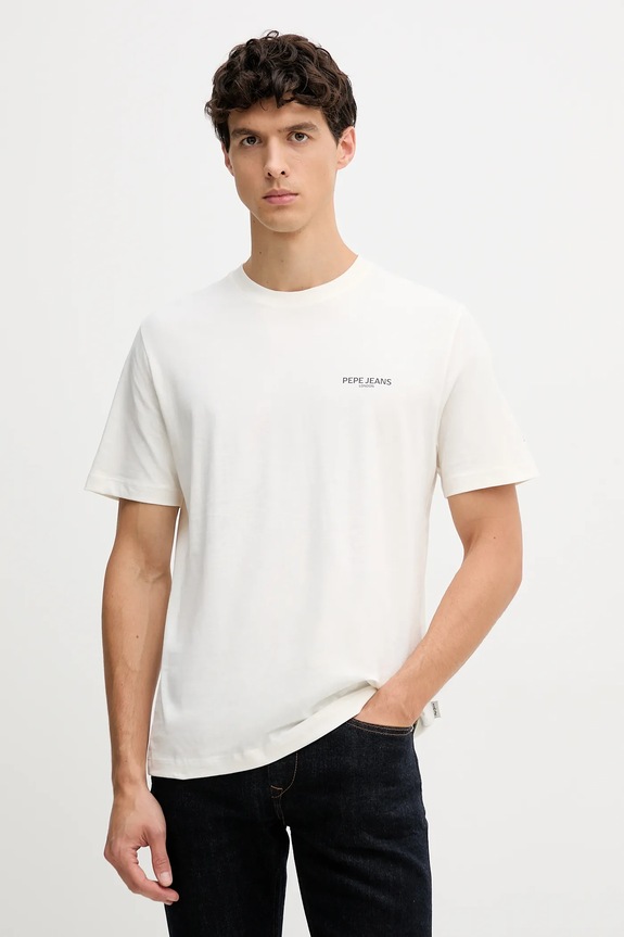 Odjeća Pamučna majica Pepe Jeans PM5010090 bež