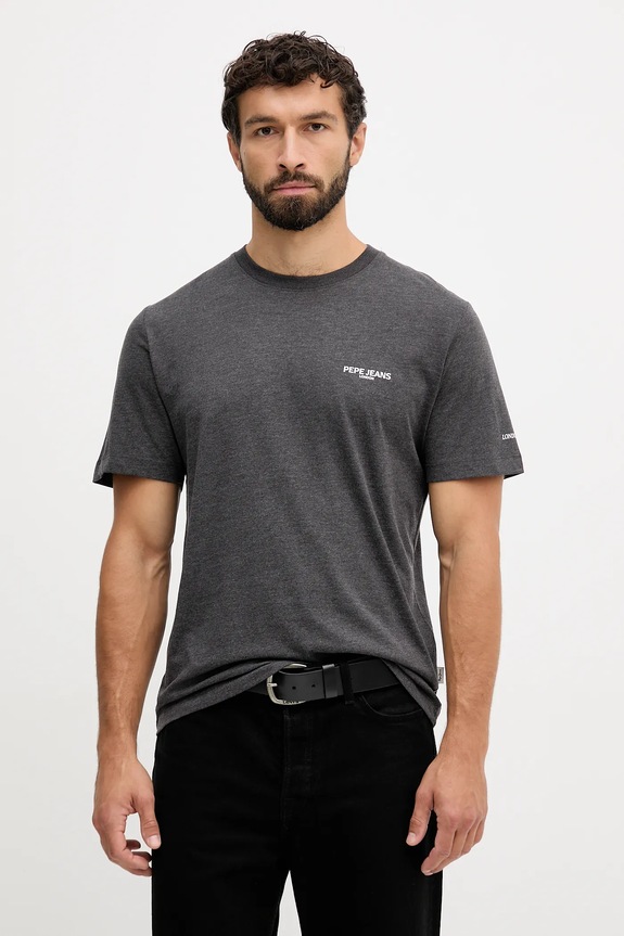Oblečení Bavlněné tričko Pepe Jeans PM5010090 šedá