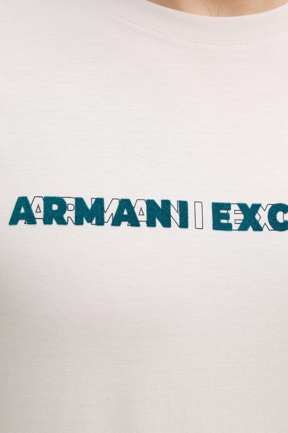 Armani Exchange pamut póló XM001458.AF10364 bézs