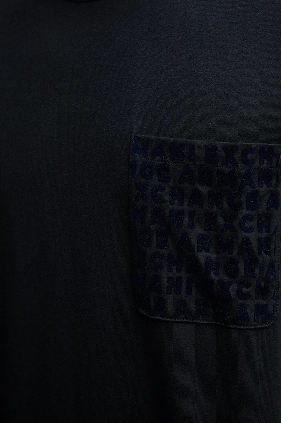 Armani Exchange tricou din bumbac XM001459.AF10362 bleumarin