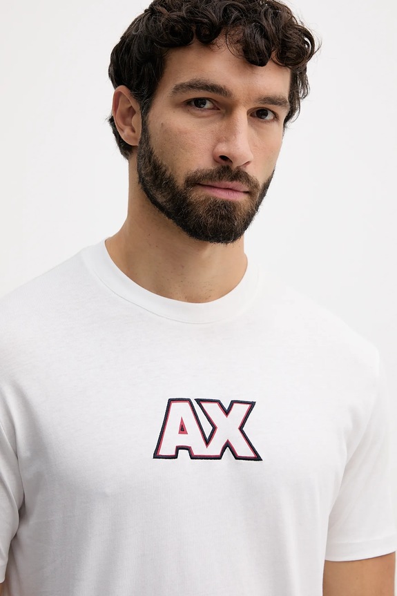Bavlnené tričko Armani Exchange biela XM001912.AF10362